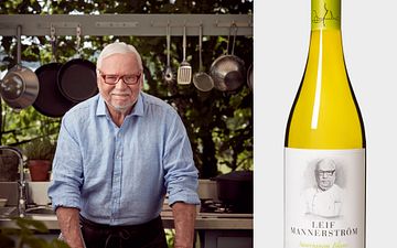 ​Mästerkocken Leif Mannerström lanserar eget vin inför sommaren