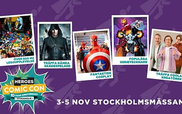 Comic Con Stockholm firar 10 år