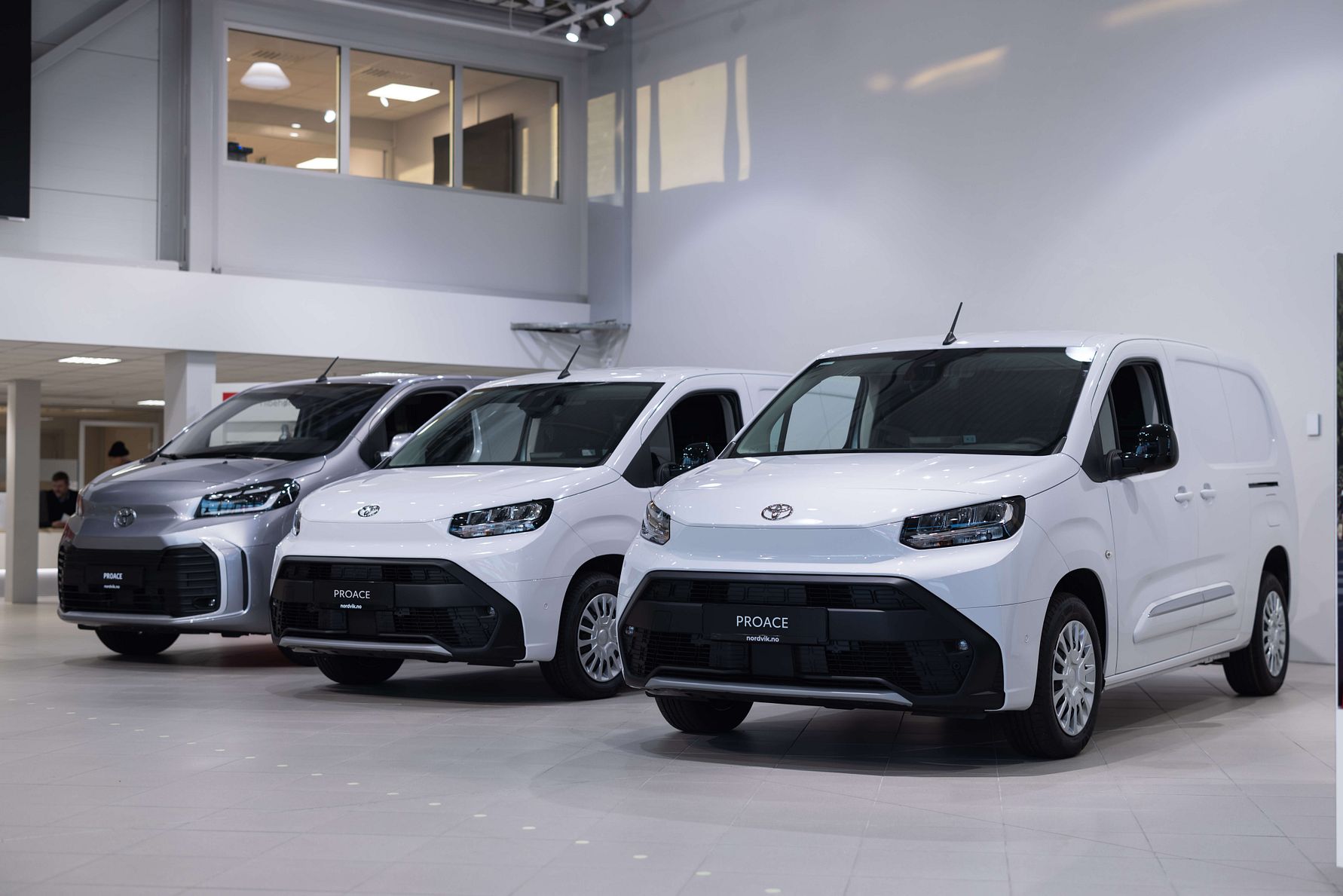 Toyota Proace: Prøvekjør under Varebildagene 12.-20. mars. Foto: Nordvik AS.