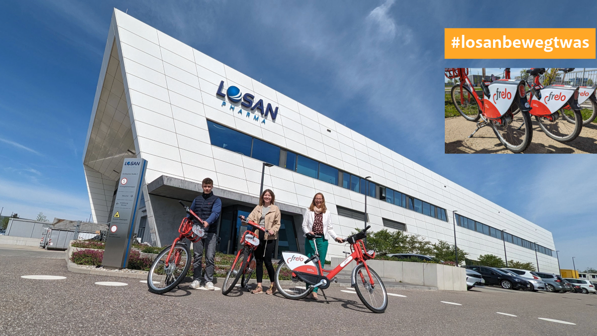 Losan Pharma fördert nachhaltige Mobilität im Gewerbepark Breisgau
