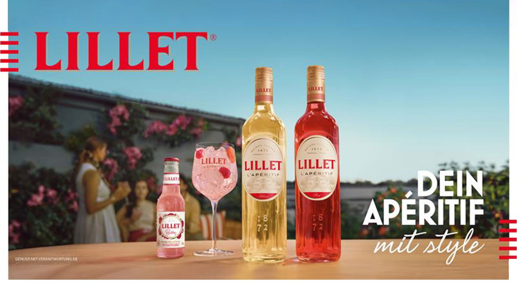 Lillet launcht neue Kampagne „Dein Aperitif mit Style“