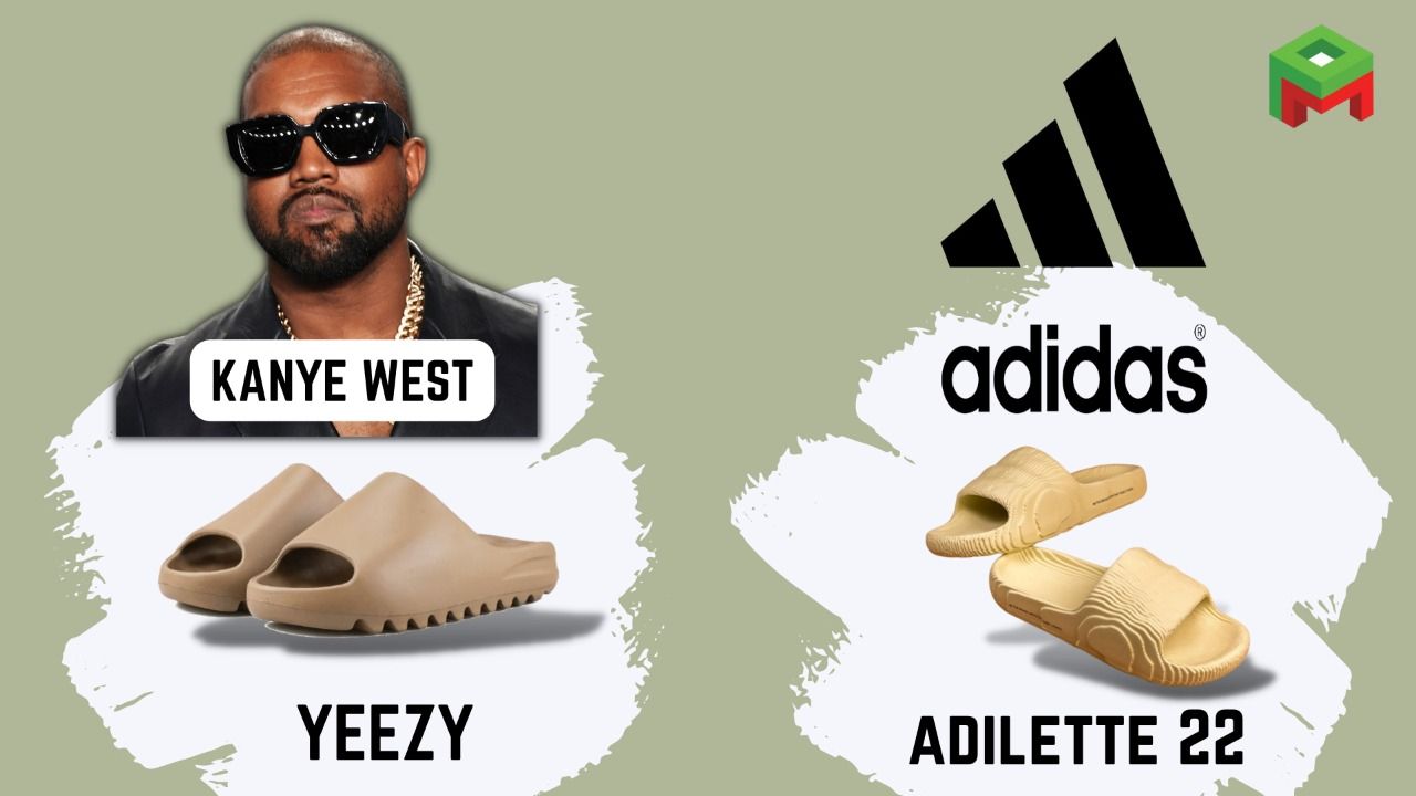Kanye West accused Adidas of copying of his Yeezy slides design PitchMark
