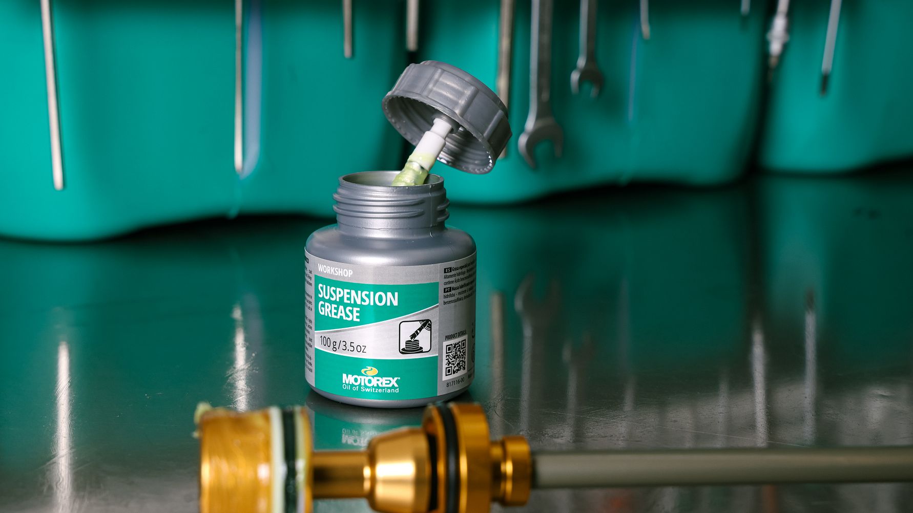 MOTOREX prasentiert SUSPENSION GREASE Paul Lange Co. OHG