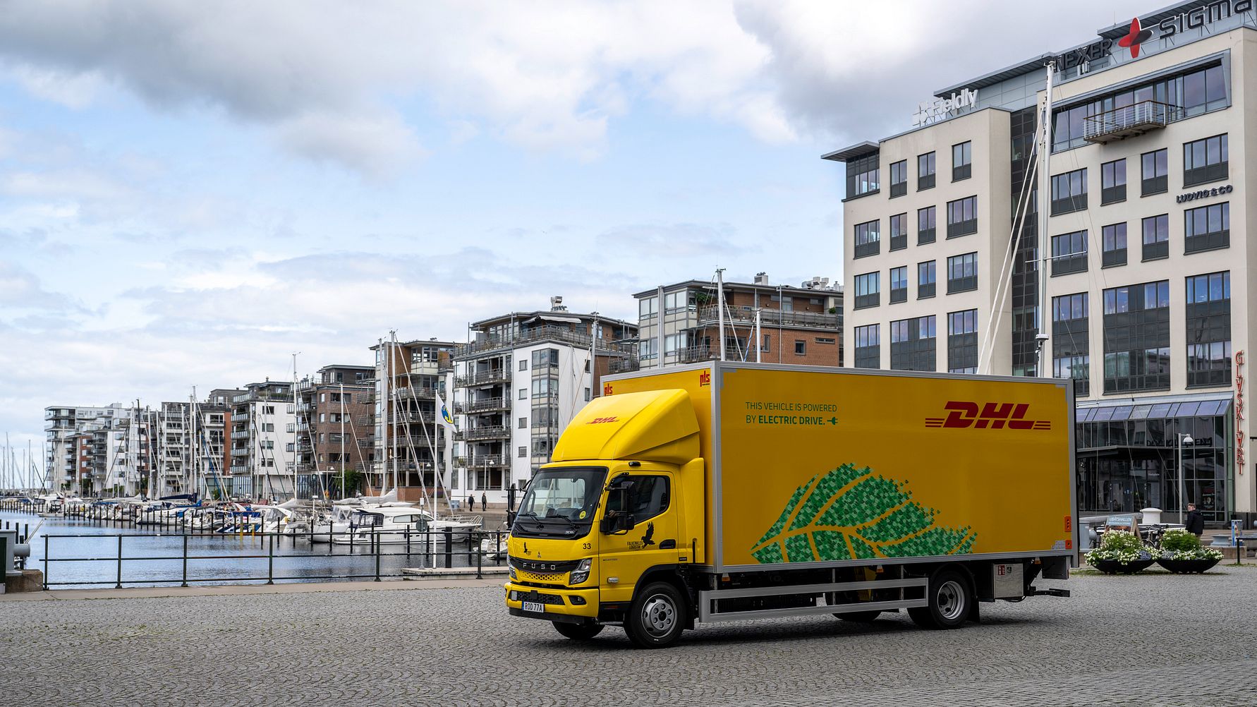 Falkenklev Logistik elektrifierar transporterna i Malmö med FUSO eCanter