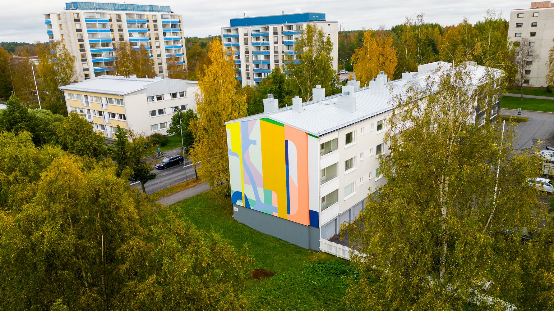 Kolmas Oulu2026-seinämaalaus ensi vuonna Myllyojalle