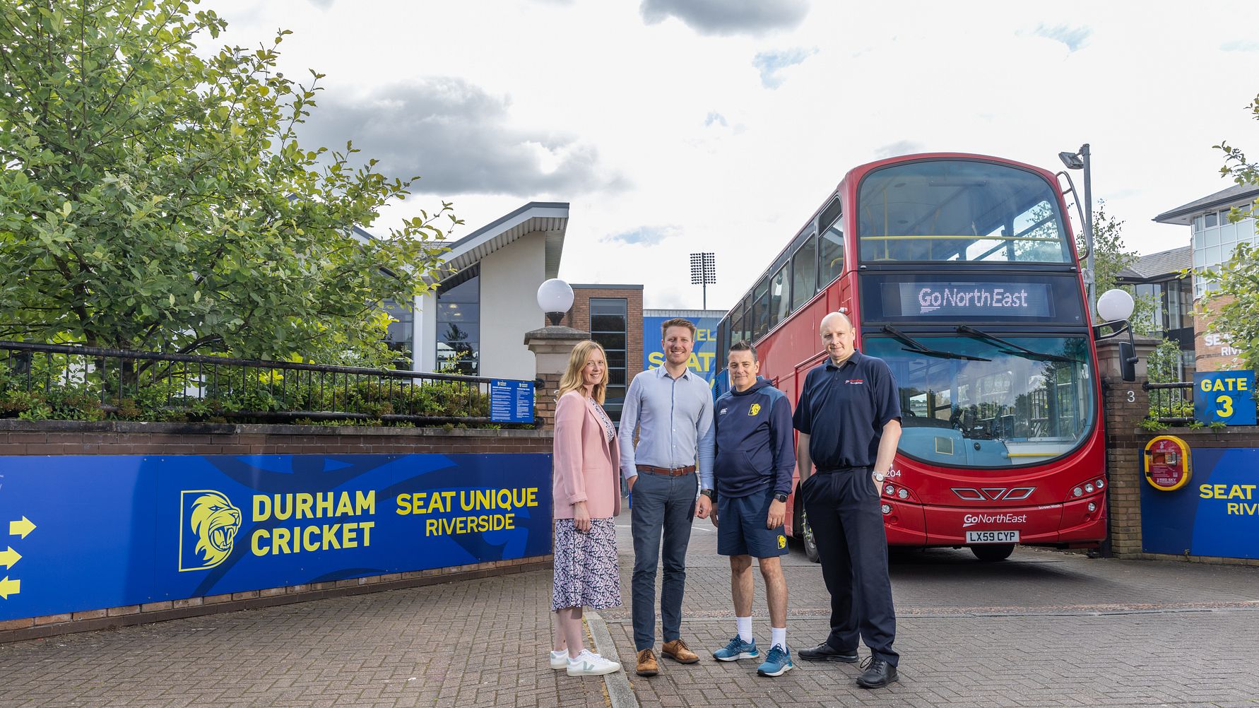 Go North East sponsor Durham Cricket’s Visually Impaired Team