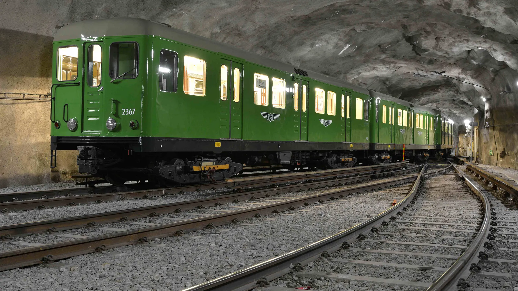 Röda linjen fyller 50 år | Storstockholms Lokaltrafik, SL