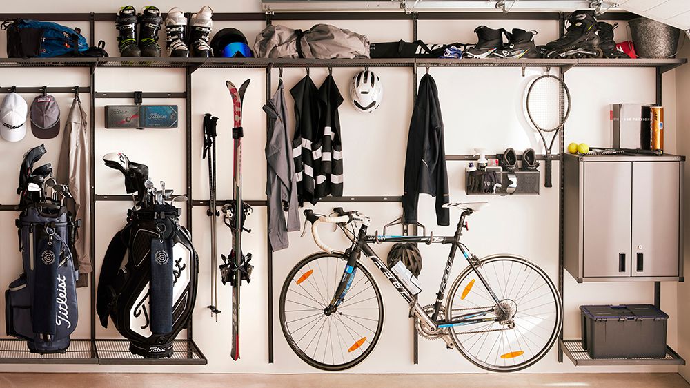 Ingenious Bike Storage with Garage Elfa International AB
