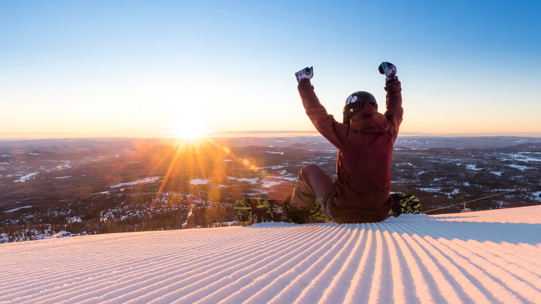 Første norske vinter i Trysil og Hemsedal