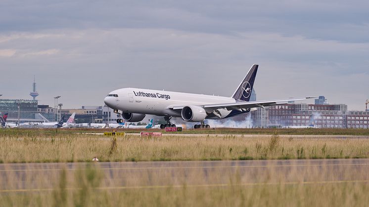 Lufthansa Cargo welcomes new freighter aircraft in Frankfurt