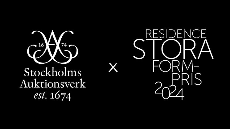 Stockholms Auktionsverk x Residence Stora Formpris