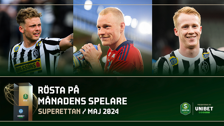 De kan bli månadens spelare och tränare i Superettan