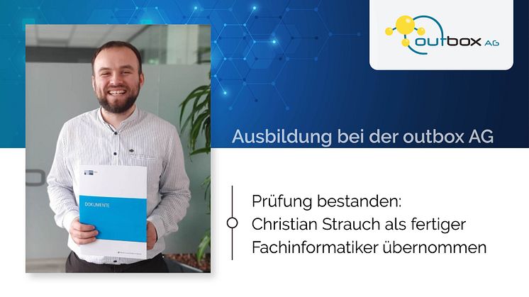 Christian Strauch besteht Prüfung zum Fachinformatiker der Fachrichtung Anwendungsentwicklung