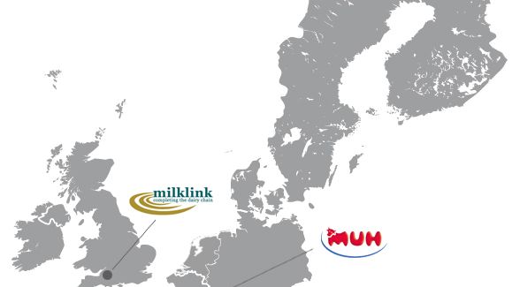 MUH og Milk Link geografisk placering