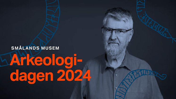 Per Stille håller föredrag på Smålands museum under Arkeologidagen 2024