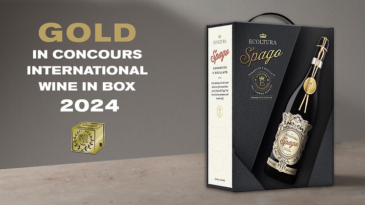 Ecoltura Spago vinner GULD för bästa vin på box!