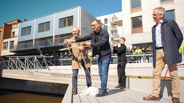 Nu fylls Inre hamnen med invånare - Mannersons inviger nytt bostadsprojekt!