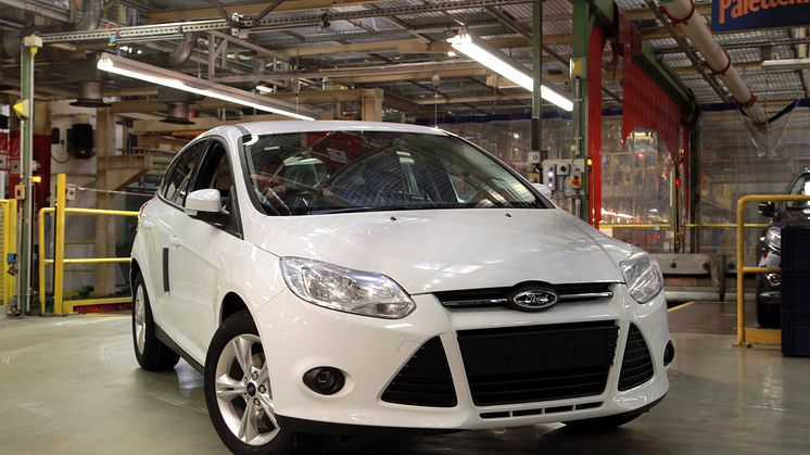 Ford aloitti 1.0-litraisella EcoBoost-moottorilla varustetun Focuksen tuotannon