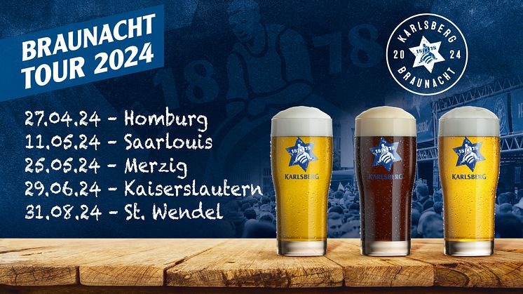 Die Karlsberg Brauerei lädt am 27. April wieder zur Homburger Braunacht ein. Foto: Karlsberg