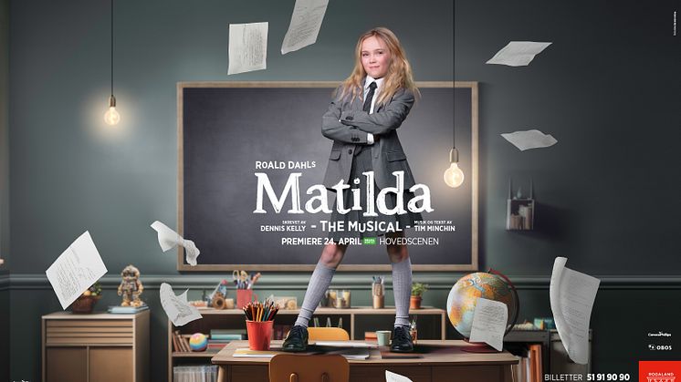 Matilda inntar Rogaland Teater fra 24. april! Foto Stig H Dirdal