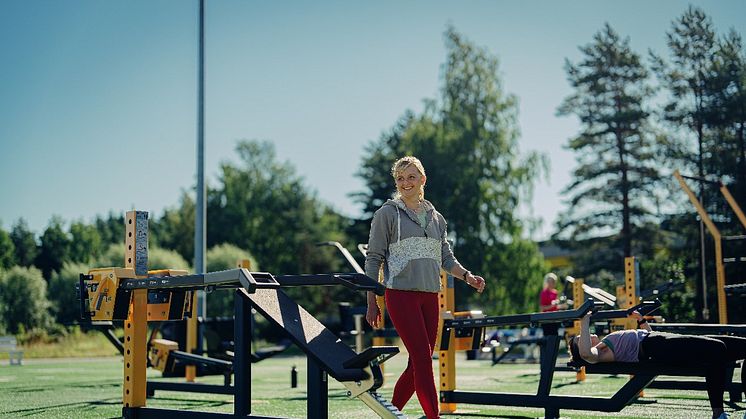  Alla redskap har tydliga instruktioner på plats. Foto: Omnigym.se