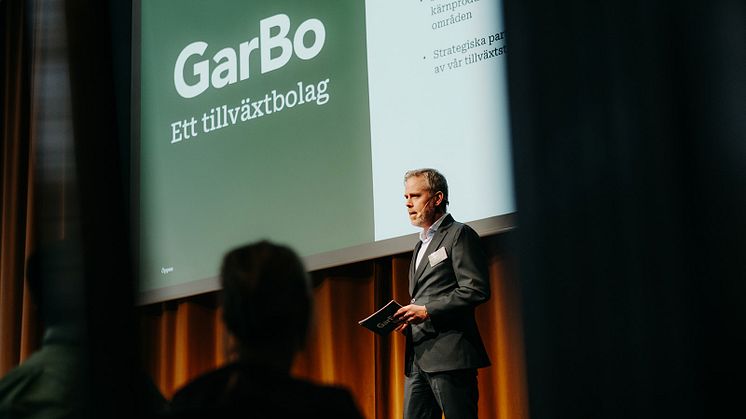 Sten Alberts är ny chef för Försäljning & Partner på GarBo. Foto: Linda Eliasson. 