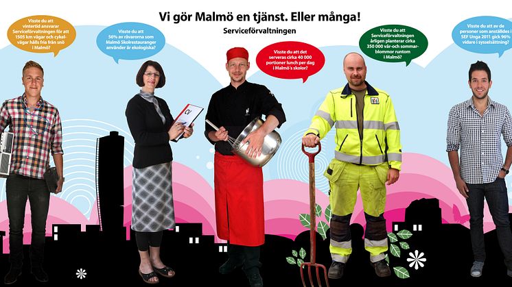 Vi gör Malmö en tjänst. Eller många! 