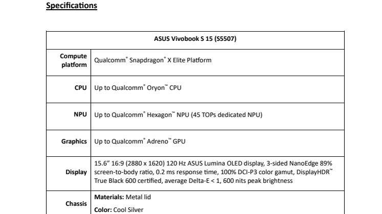 Technical Specifications ASUS Vivobook S 15.pdf
