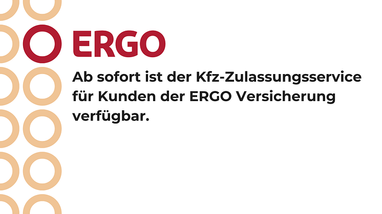 Neuer Kooperationspartner für onpier Plattform – ab sofort ist der Kfz-Zulassungsservice für Kunden der ERGO Versicherung verfügbar