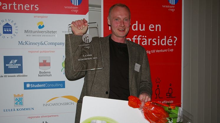 Revolutionerande idé från Luleå tog hem första priset då Norrlands bästa affärsplaner utsågs!
