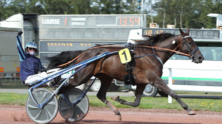 Det blir ännu mer franskt bakom startbilen sista söndagen i maj. Gaspar de Brion tar plats nummer tretton. Foto: Gerard FORNI