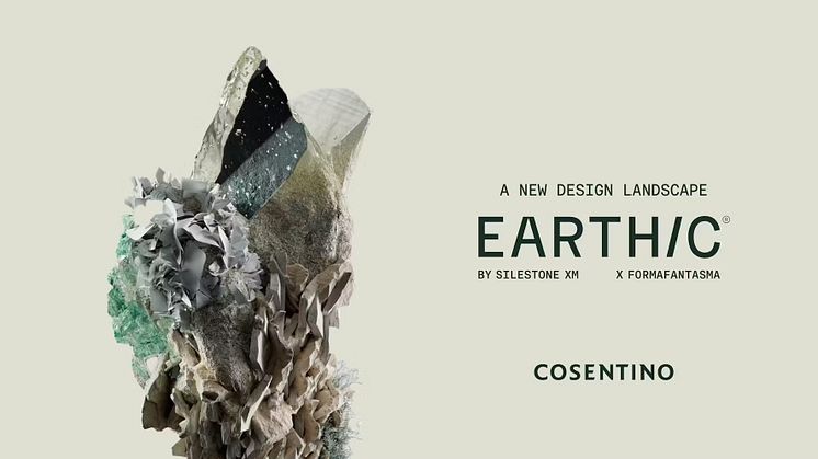 Earthic er en ny kolleksjon fra Silestone i samarbeid med FormaFantasma