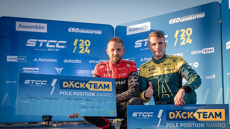 Jimmy Eriksson, Tobias Brink, Brink Motorsport. Foto: Anders Helgesson/STCC