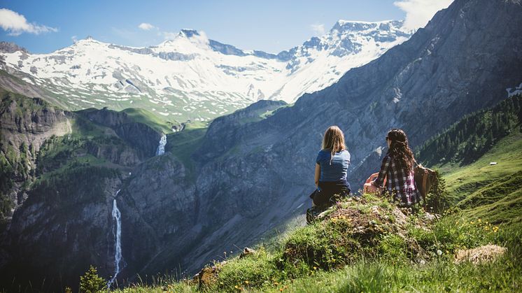 Spektakuläre Aussicht im Berner Oberland © Tourismus Adelboden-Lenk-Kandersteg