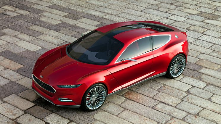 Ford Evos -konsepti – esittelee Fordin uuden globaalin muotoilun ja teknologioiden viimeisimmän näkemyksen 