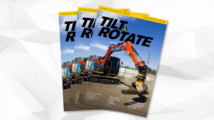 For all excavator enthusiasts – the latest issue of Tilt & Rotate is out now!