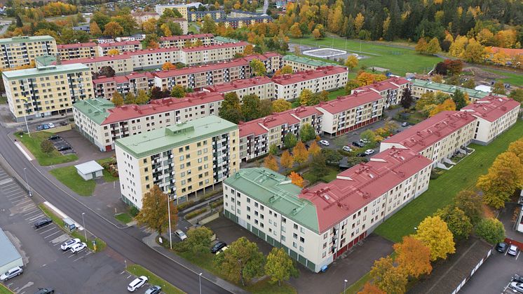 Ett bostadsområde i Linköping med 500 lägenheter ska få förbättrad ventilation för minskade radonvärden, aktiv köksventilation och godkänd OVK.