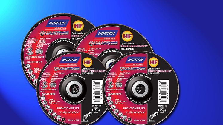Norton Quantum HF navrondell för högfrekventa vinkelslipar – Produkt