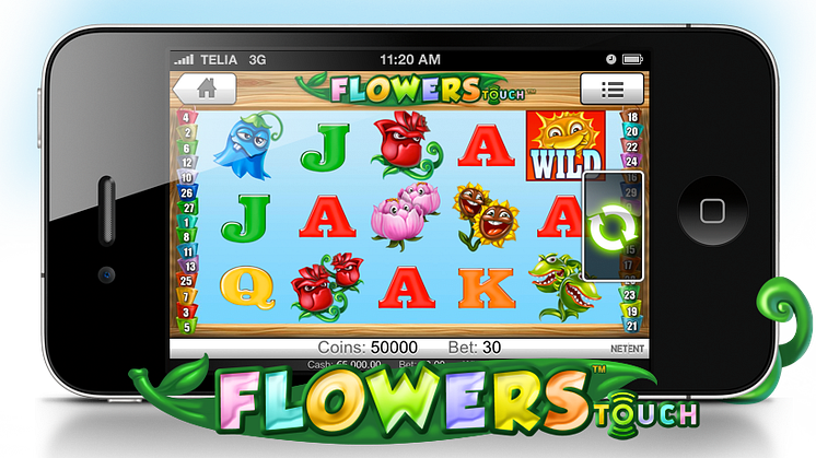 LeoVegas.com står för världspremiären av iPhone spelen Victorious och Flowers! 