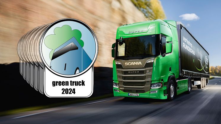 Sparsam, leicht, effizient: Scania gewinnt den Green Truck Award 2024