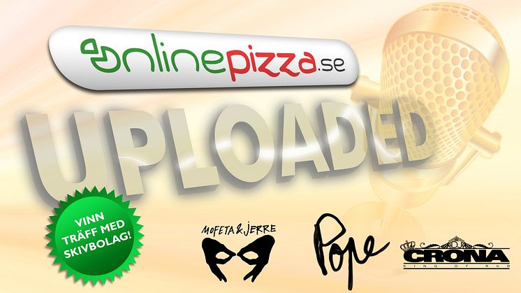 OnlinePizza startar musiktävling med Mofeta&Jerre och Pope Records