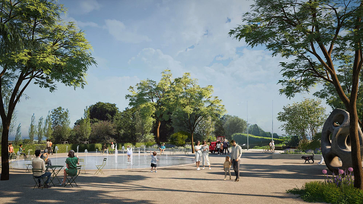 Parkeringsplats i Pildammsparken föreslås bli grön oas 