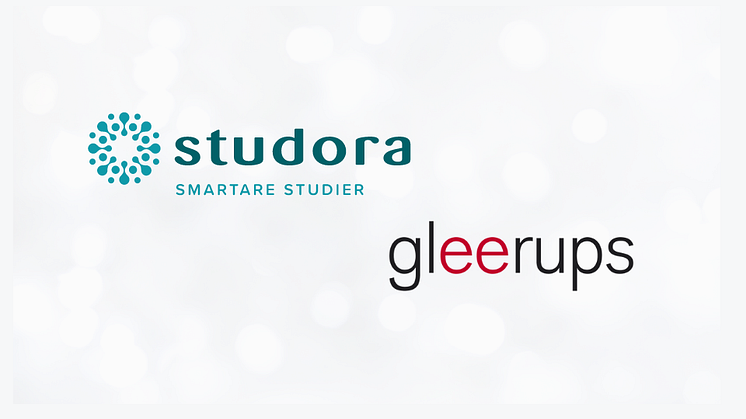 Studieplattformen Studora inleder samarbete med Gleerups