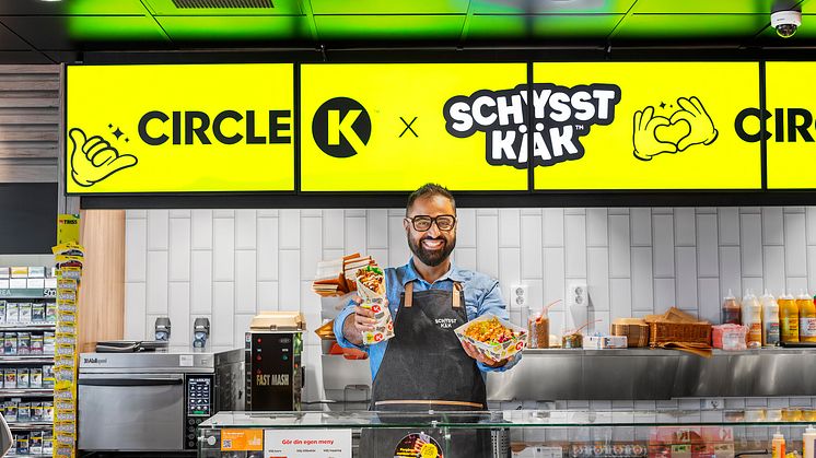 Samarbetet mellan Circle K och Schysst Käk breddas