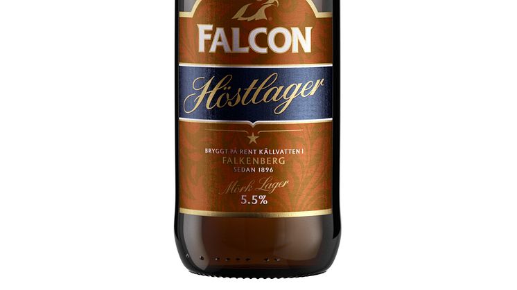 Höstnyhet från bryggeriet i Falkenberg: Falcon Höstlager – en mörk och smakrik lager