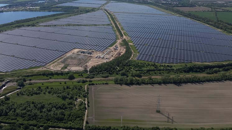 Der Energiepark Witznitz am Hainer See bei Leipzig ist der größte zusammenhängende Solarpark Europas.