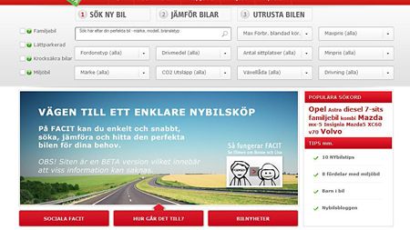 FACIT.com förenklar livet för nybilköparna