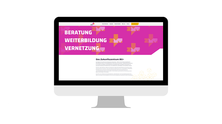 Zukunftszentrum MV+ präsentiert neue Website