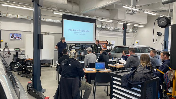 Pågående högvoltsutbildning i Kalmar