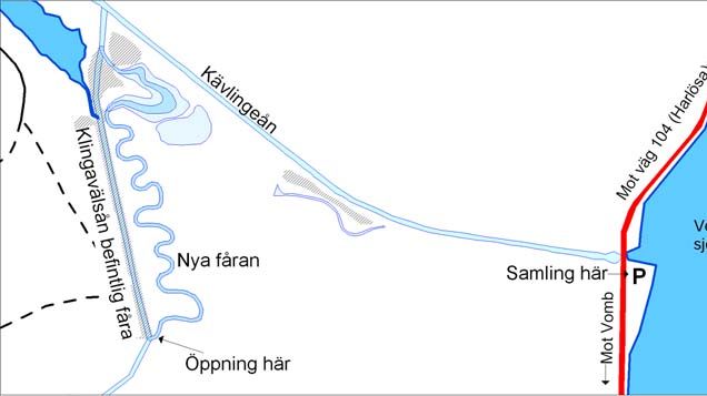 Vattnet släpps på i Klingavälsån